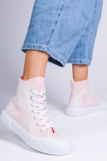 Sapatos rosas acima do... 2