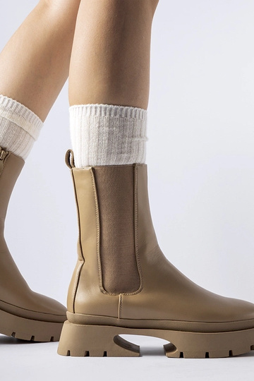 Botins de inverno marrons,...