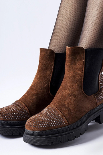 Botins castanhos com... 2