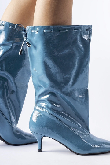 Botas Clinton Blue Salto Baixo 2