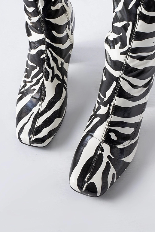 Botas de cano curto Upland zebra