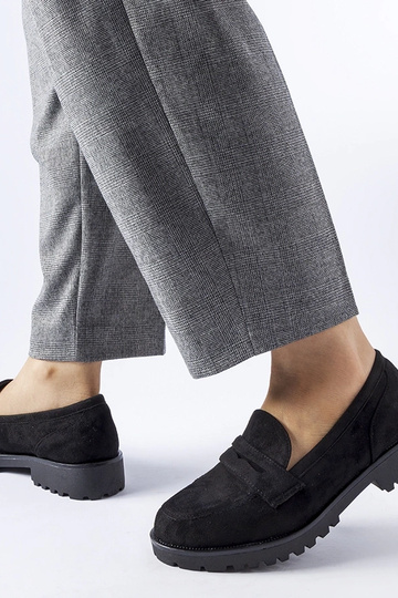 Sapatos clássicos pretos de camurça Ticengo 2