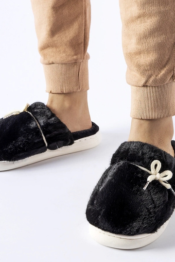 Chinelo preto com cordão decorativo Medoro 2