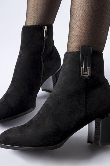 Botins pretos com isolamento e salto Bangor 2