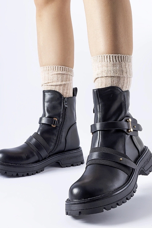 Botas Laderoute pretas com isolamento
