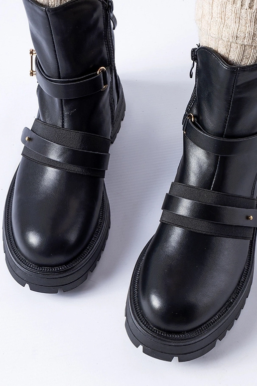 Botas Laderoute pretas com isolamento