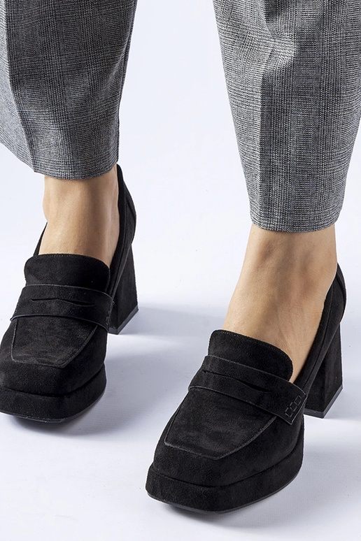 Sapatos pretos de salto alto Solaine Sapatos pretos de salto alto Solaine