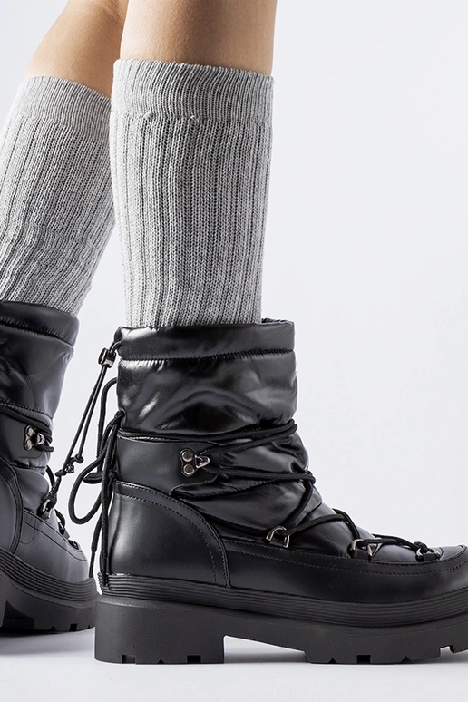 Botas de neve Eagleville Black Cuff