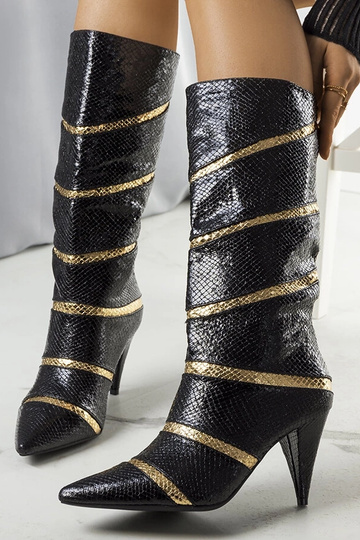 Botas de salto alto com... 2