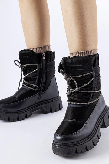Botas de neve pretas com zircônias Pettenasco 2