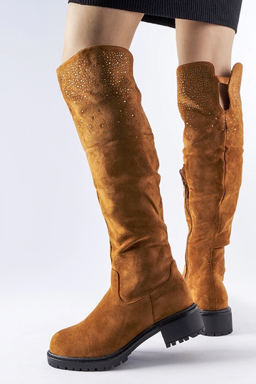 Botas longas marrons com... 2