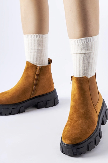 Sapatos baixos marrons com...