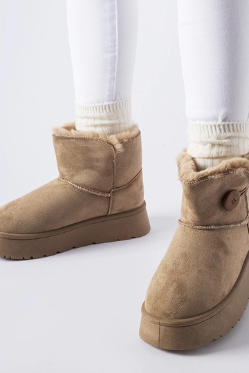 Botas de neve marrons...