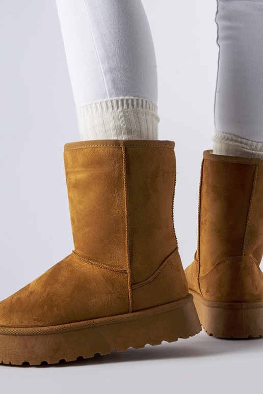 Botas altas para neve Summit Brown