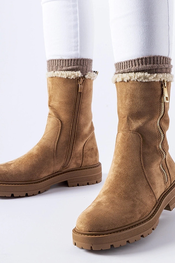 Botins aquecidos beijos com fecho Sunnyslope 2