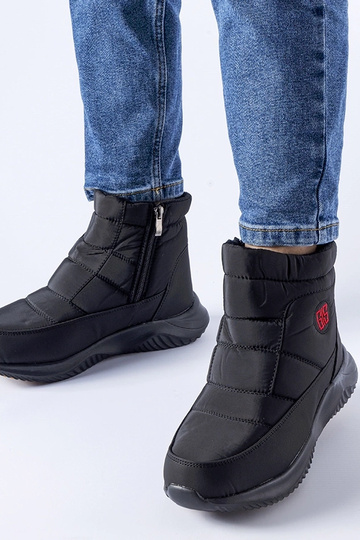 Botas de neve pretas curtas... 2