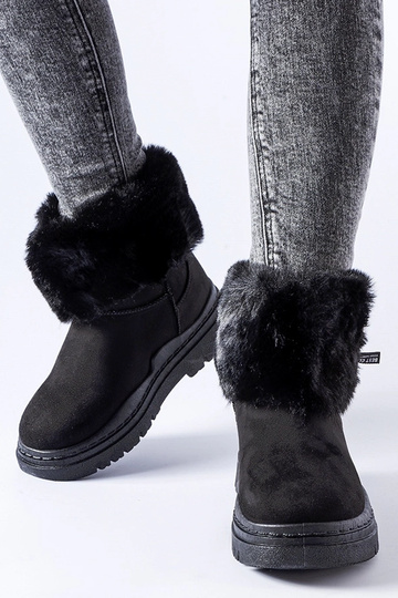 Botas de neve pretas com... 2