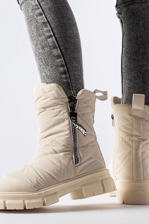 Botas de neve acolchoadas isolantes...