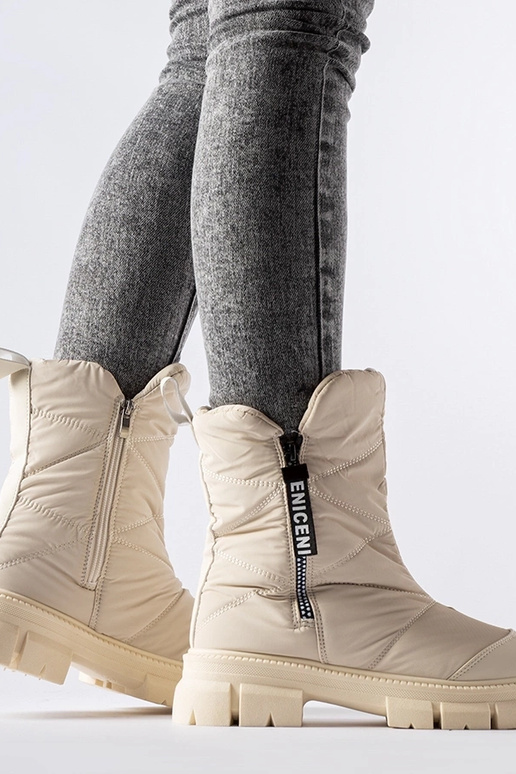 Botas de neve acolchoadas isolantes...