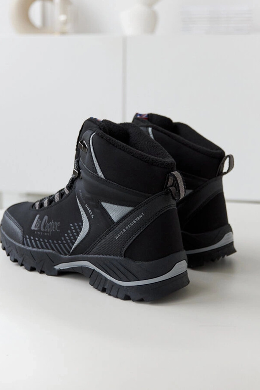 Botas masculinas pretas acolchoadas...