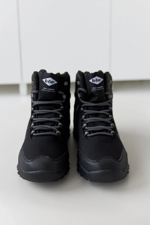 Botas masculinas pretas acolchoadas...