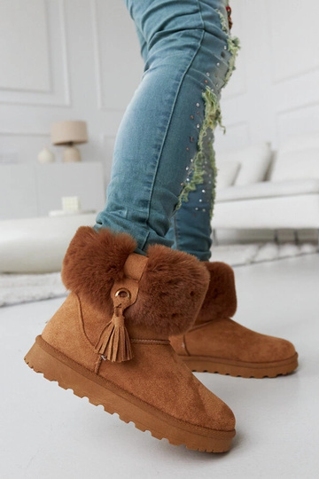 Botas de neve forradas com...