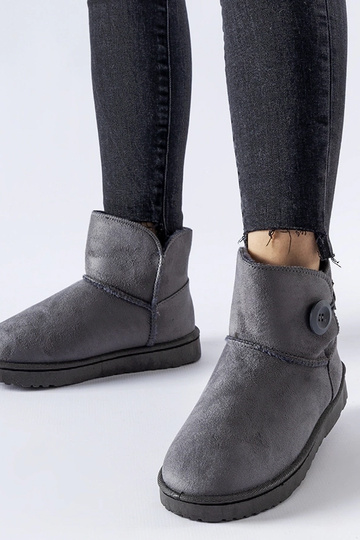 Botas de neve curtas cinzas...