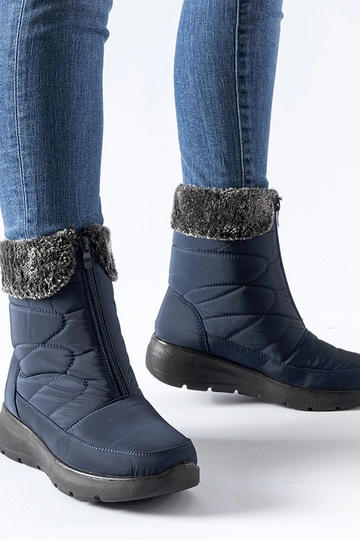 Botas de neve Brownton Navy Blue Wedge 2