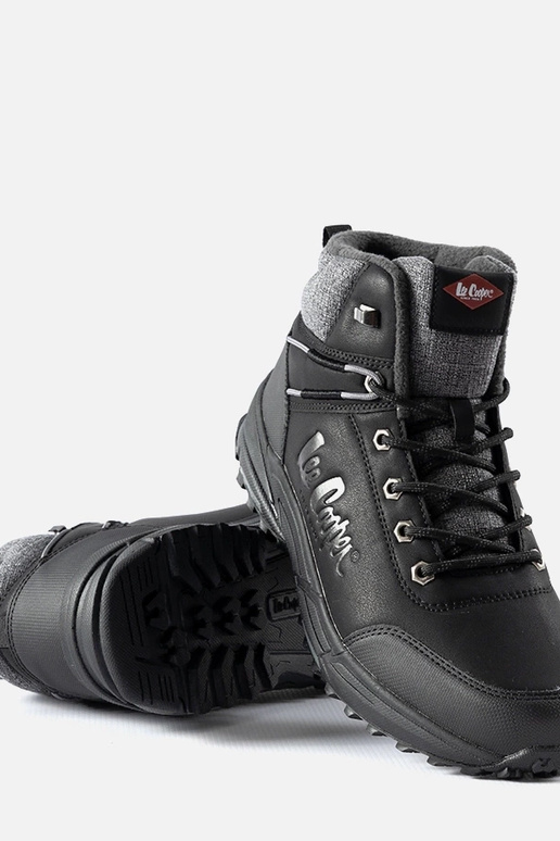 Botas de caminhada masculinas pretas...