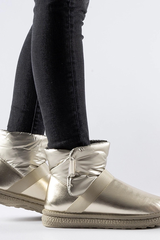 Botas de neve curtas Delaune douradas...