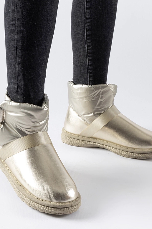 Botas de neve curtas Delaune douradas...