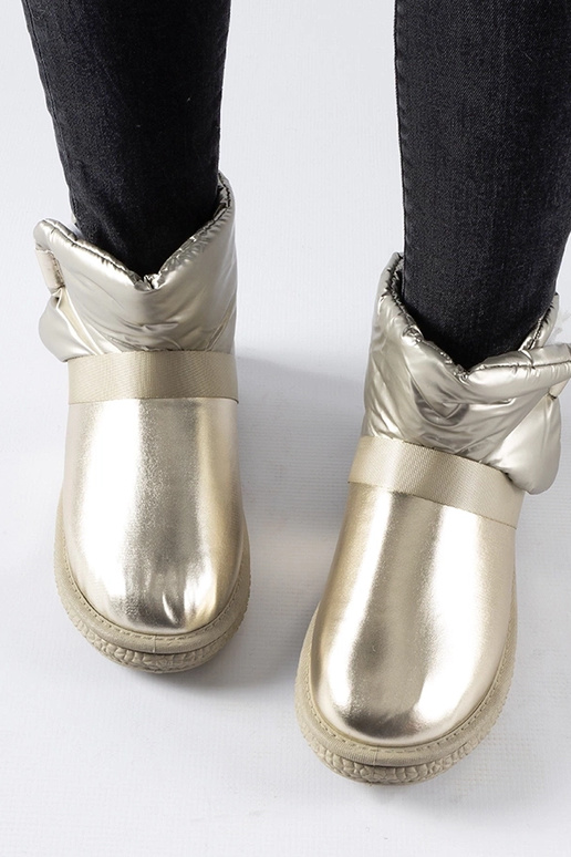 Botas de neve curtas Delaune douradas...