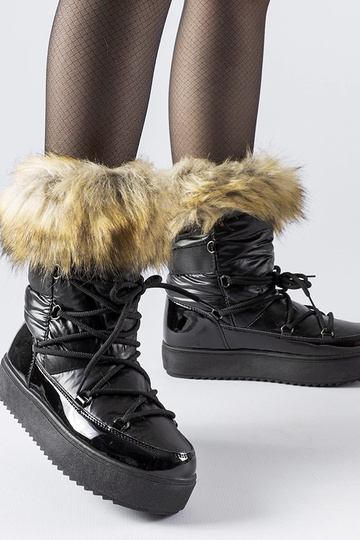 Botas de neve forradas...