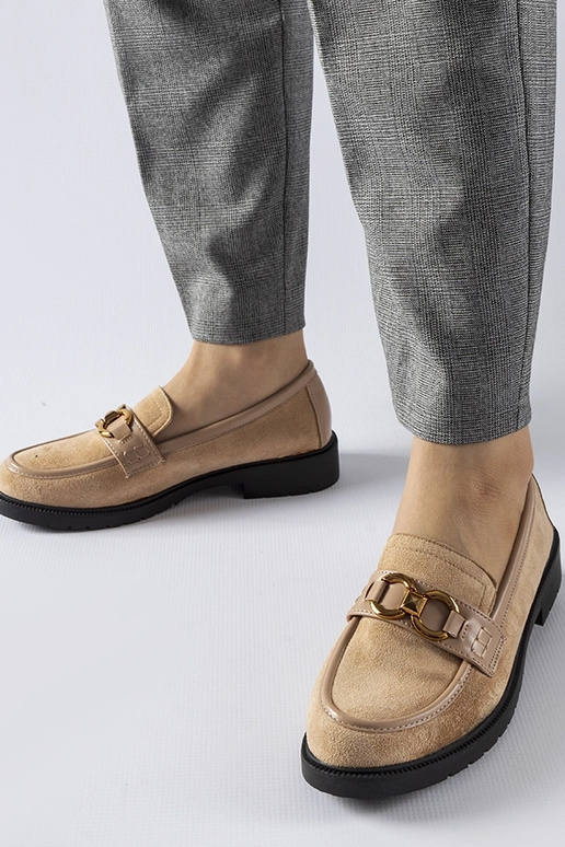 Mocassins Seggiano Fivela Bege