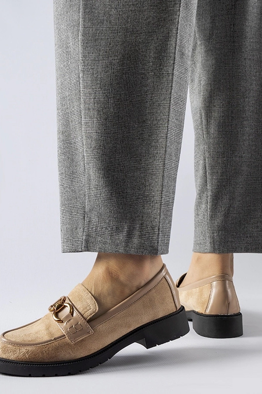 Mocassins Seggiano Fivela Bege