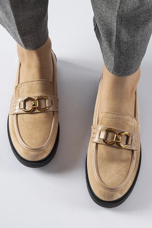 Mocassins Seggiano Fivela Bege