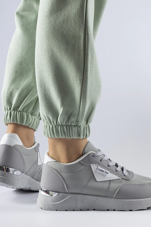 Tênis Geraldino cinza tecido