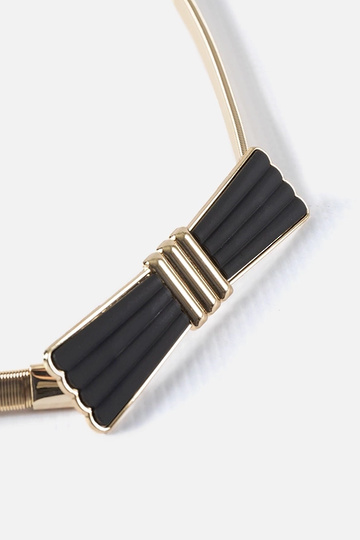 Cinto elástico dourado com... 2