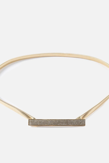 Pulseira elástica dourada...