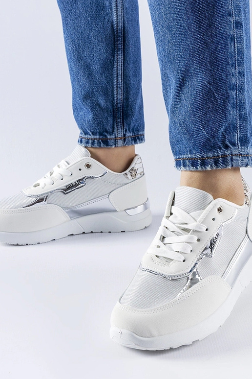 Tênis Roganzuolo branco com glitter