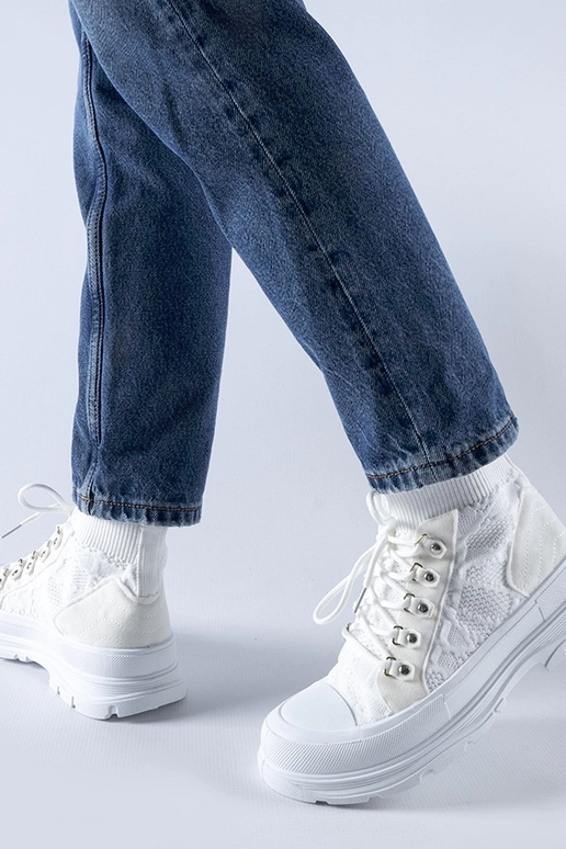 Tênis cano alto branco Casalma