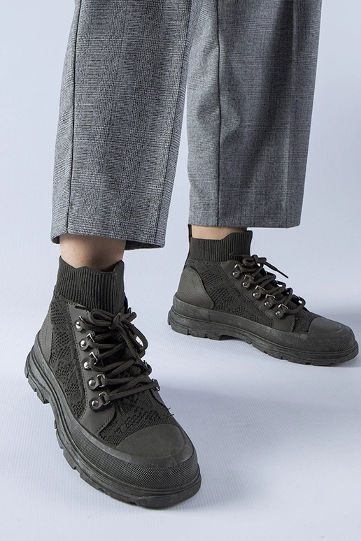 Tênis cano alto verde Casalma