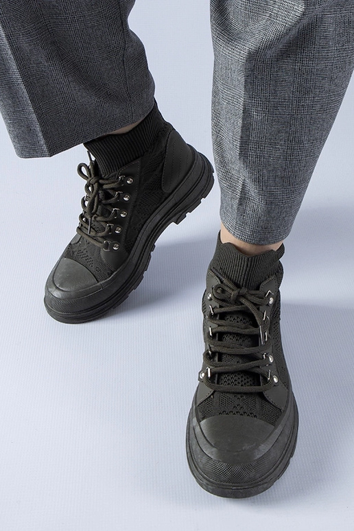 Tênis cano alto verde Casalma