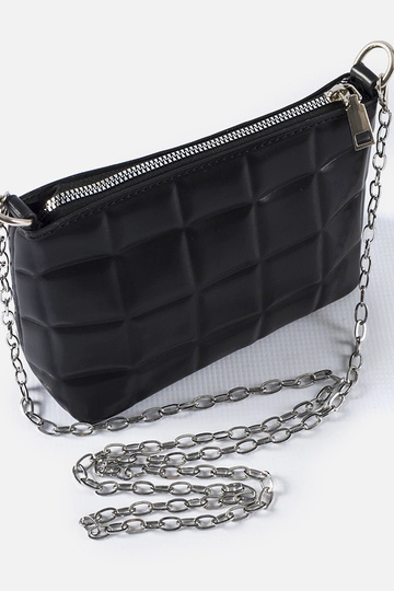 Bolsa preta acolchoada com... 2