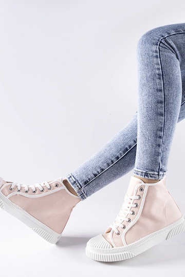 Tênis cano alto rosa Pozzuolo 2