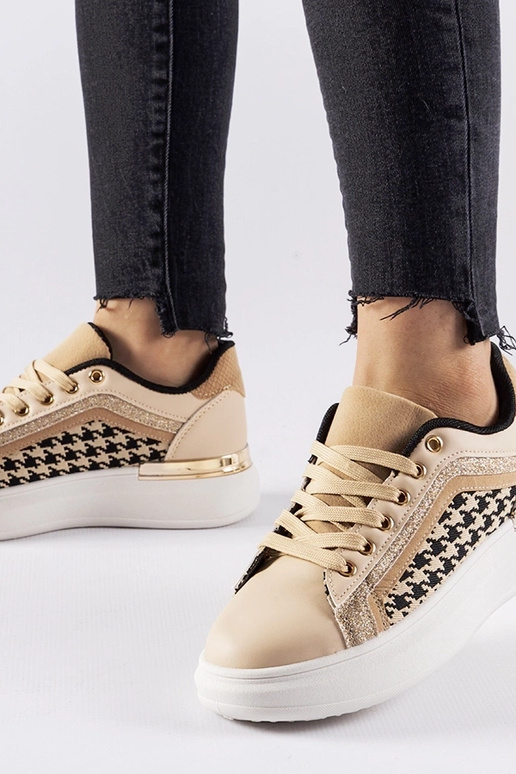 Tênis Bege Glitter Briercliff
