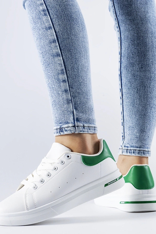 Tênis Leland branco e verde