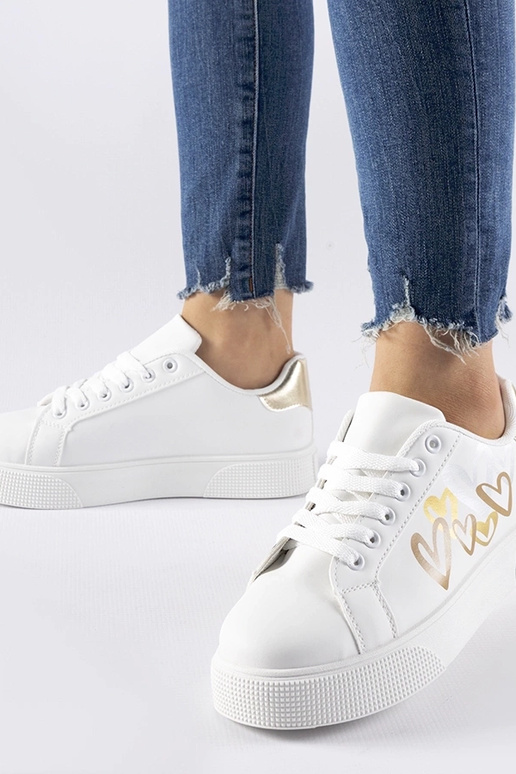Tênis plataforma Montclair branco e...