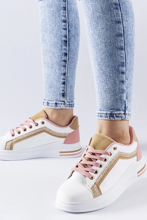 Tênis plataforma Mayfield em branco e...