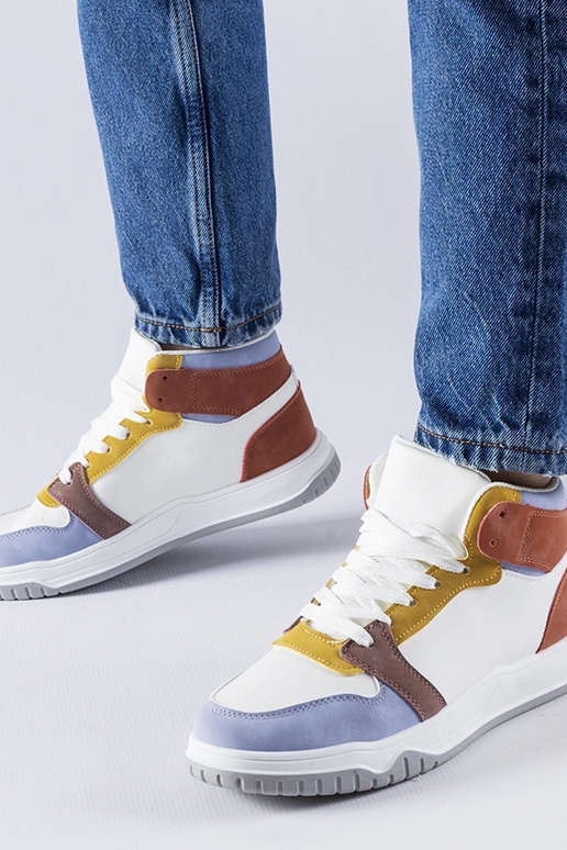 Tênis de cano alto roxo Elizabeth's